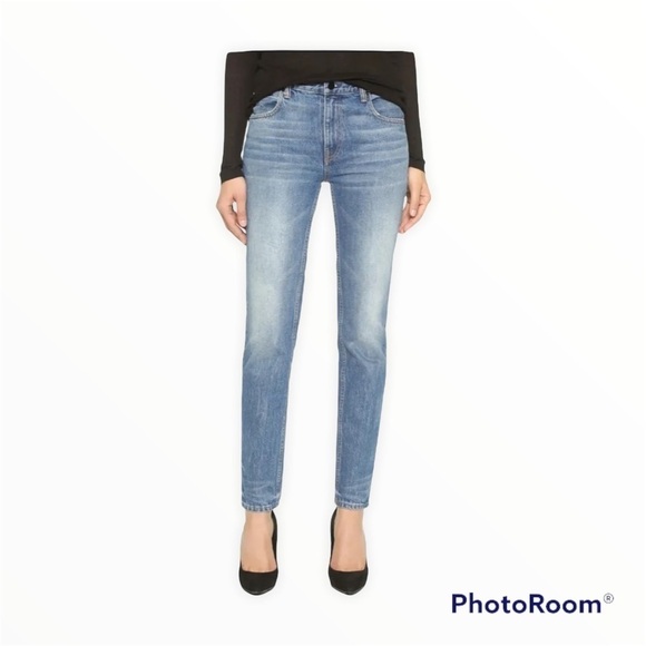 Alexander Wang Medium Wash Skinny Crop Jeans Size 27 - Picture 4 of 10